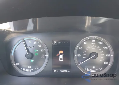 2017 Hyundai Sonata Hybrid Limited из США, поврежденный, VIN KMHE34L36HA072543